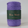 Mia Mote™ Classic Line Sznurek bawełniany skręcany do makramy 5mm  Amethyst