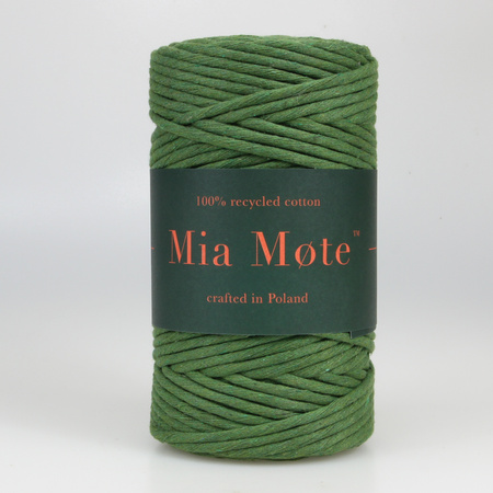 Mia Mote™ Classic Line Sznurek bawełniany skręcany do makramy 2mm fuchsyt