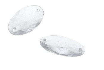 Kryształki Akrylowe Fasetowane Owal 33x18mm