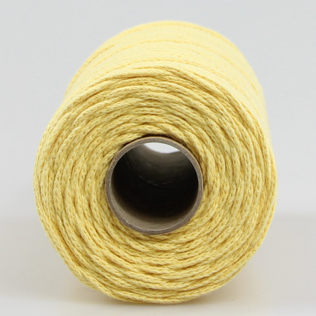 Mia Mote™ Petit Line OUTLET CUT Sznurek pleciony bawełniany 2mm Yellow Calcite