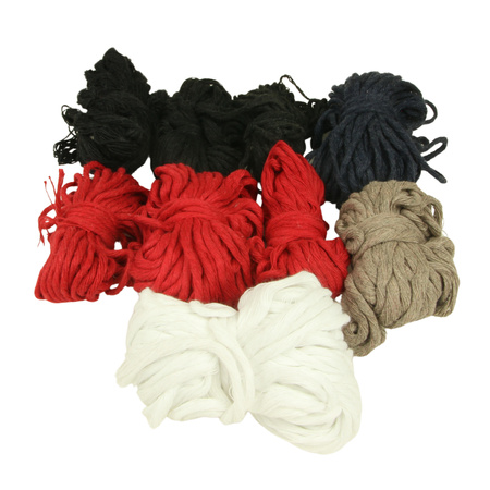 Outlet / Sznurek Bawełniany Skręcany / do Makramy / Classic Eco Line / mix / 2/3/5 mm / 200g [588]