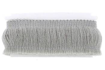 Taśma Frędzle Tekstylne Odzieżowe na Taśmie Ozdobne Szary Jasny 40mm