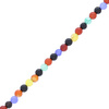 Agat Colorful Kamień Jubilerski gładki kula 4mm 