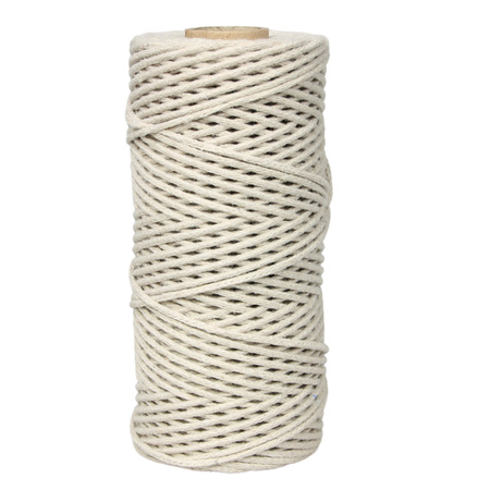 Mia Mote™ Petit Line  OUTLET CUT Sznurek pleciony bawełniany 2mm Light Moonstone