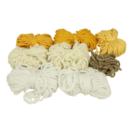Outlet / Sznurek Bawełniany Skręcany / do Makramy / Classic Eco Line / mix / 2/3/5 mm / 200g [582]