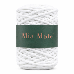 Mia Mote™ Basic Line sznurek bawełniany 5mm chalk