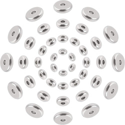 Dysk Przekładka Stal Chirurgiczna 304 mix rozmiarów 4~8x1.2~2.5mm, Otwór 1.2~1.8mm