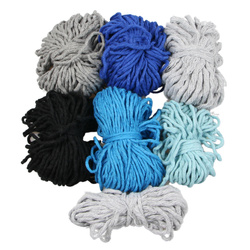 Outlet / Sznurek Bawełniany Skręcany / do Makramy / Classic Eco Line / mix / 2/3/5 mm / 200g