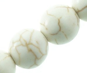 Kamień Jubilerski Turkus biały kula 4mm