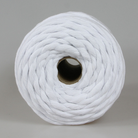 Mia Mote™ Lavish Line Sznurek bawełniany skręcany do makramy chalk 5mm