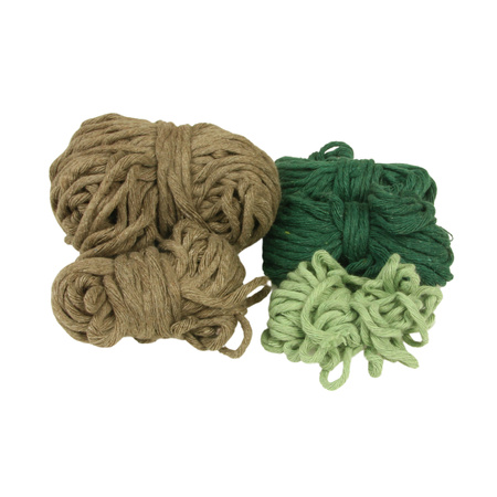 Outlet / Sznurek Bawełniany Skręcany / do Makramy / Classic Eco Line / mix / 2/3/5 mm / 200g [581]