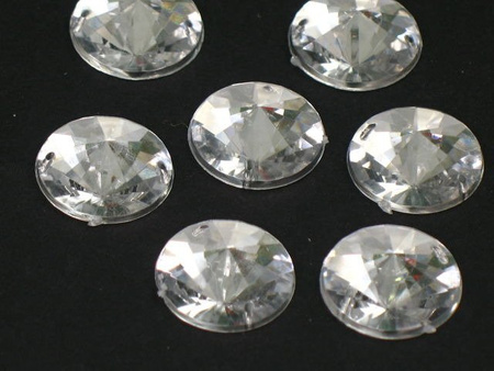 Kryształki Akrylowe Rivoli Silver 14mm