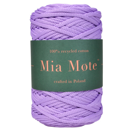 Mia Mote™ ByBag Line Sznurek Poliestrowy płaski bez rdzenia Kunzyt Fioletowy 3mm