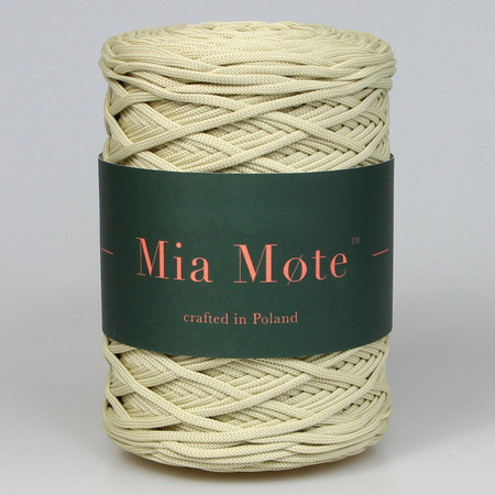 Mia Mote™ ByBag Line OUTLET CUT  Sznurek Poliestrowy płaski bez rdzenia Champagne złoty 3mm