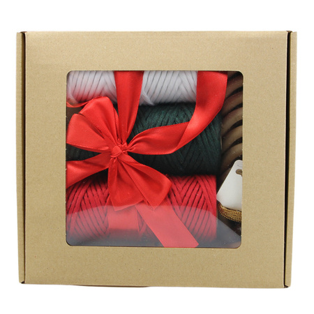 Zestaw Makramy na Prezent Świąteczny DIY dla Początkujących