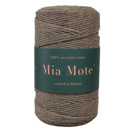 Sznurek bawełniany skręcany do makramy eco sunstone 2mm