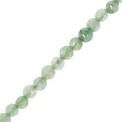 Agat Pale Green Kamień Jubilerski Fasetowany kula 4mm