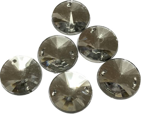 Kryształki Akrylowe Rivoli Silver 14mm