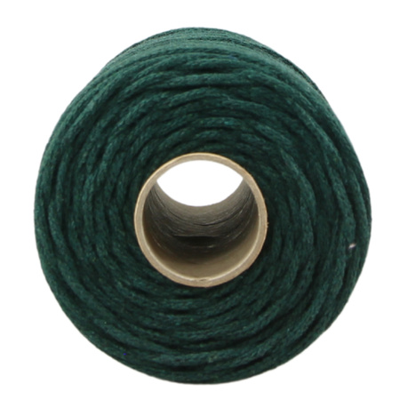 Mia Mote™ Petit Line Outlet CUT  Sznurek pleciony bawełniany 2mm Emerald