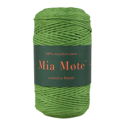 Mia Mote™ Classic Line Sznurek bawełniany skręcany do makramy 2mm fuchsyt