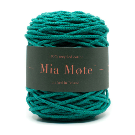 Mia Mote™ Basic Line sznurek bawełniany 5mm malachite green