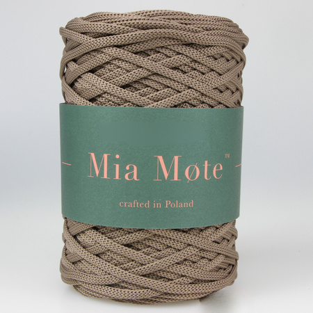 Mia Mote™ ByBag Line Sznurek Poliestrowy płaski bez rdzenia beżowy 5mm