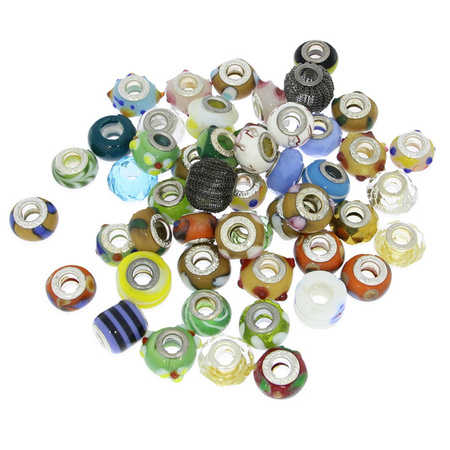 Beads Przekładki do Rzemienia mix 