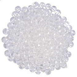 Koraliki akrylowe gładkie transparentne przeźroczysty 6mm