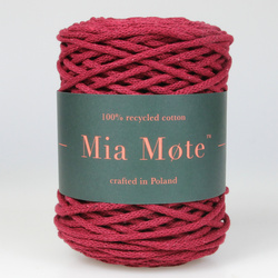 Mia Mote™ Basic Line sznurek bawełniany 5mm garnet