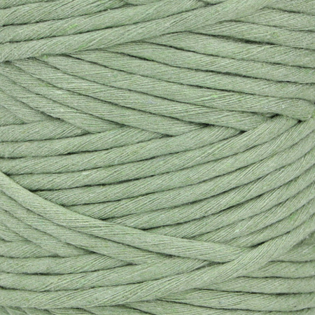 Mia Mote™ Classic Line Sznurek bawełniany skręcany do makramy 5mm green jasper
