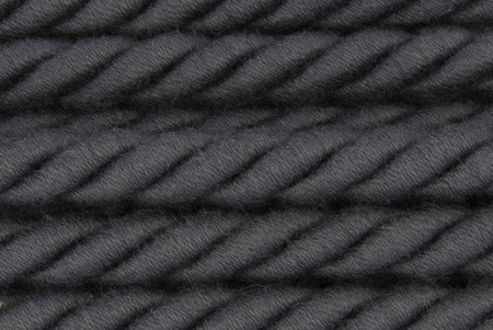 Lina Bawełniana Sznur Skręcany 3PLY 100% Bawełniany szary ciemny 10mm