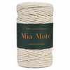 Mia Mote™ Classic Line Sznurek bawełniany skręcany do makramy 5mm light moonstone