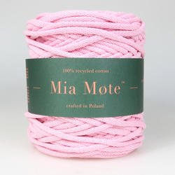 Mia Mote™ Lush Line Sznurek bawełniany 5mm Rose Quartz