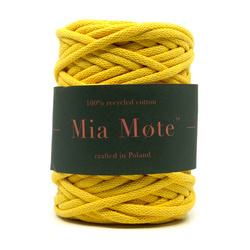Mia Mote™ Extra Lush Line Sznurek bawełniany 7mm yellow calcite
