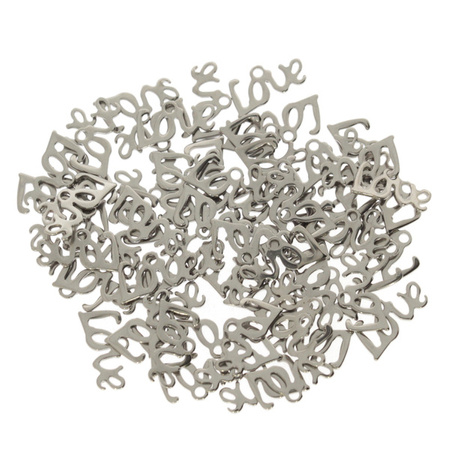 Zawieszka Stal Chirurgiczna Love 12x6x0.8mm