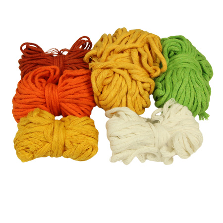 Outlet / Sznurek Bawełniany Skręcany / do Makramy / Classic Eco Line / mix / 2/3/5 mm / 200g [633]