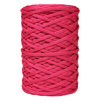 Sznurek poliestrowy płaski 5 mm bez rdzenia – do torebek i makramy, Malinowy | Raspberry Ruby | Mia Mote™ ByBag