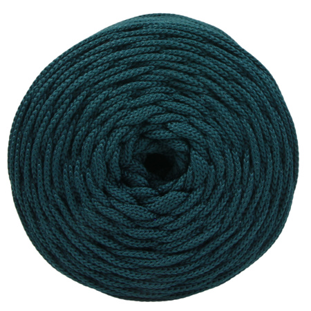 Sznurek poliestrowy płaski 5 mm bez rdzenia – do torebek i makramy, Malachitowy | Malachite Fluorite | Mia Mote™ ByBag