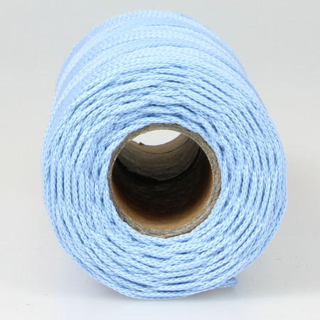 Mia Mote™ ByBag Line Sznurek pleciony poliestrowy okrągły 2mm Błękitny