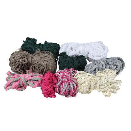 Outlet / Sznurek Bawełniany Skręcany / do Makramy / Classic Eco Line / mix / 2/3/5 mm / 200g [751]