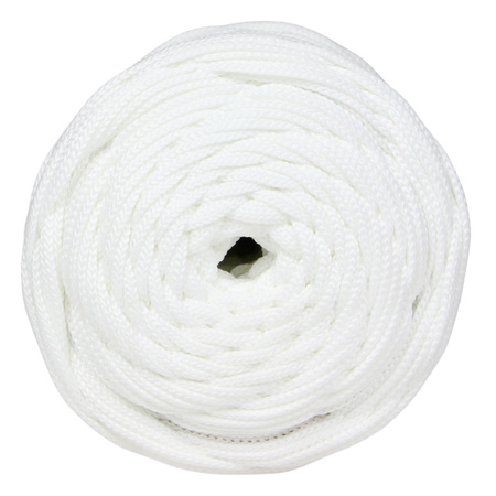 Mia Mote™ ByBag Line Sznurek Poliestrowy płaski bez rdzenia biały 5mm