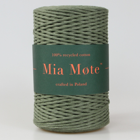 Mia Mote™ Classic Line Sznurek bawełniany skręcany do makramy 2mm Serpentin