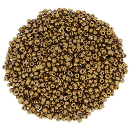 Koraliki paciorki szklane drobne seed beads do beadingu sutaszu 2mm kasztanowy 30g