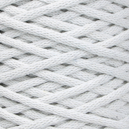 Mia Mote™ / Lush Line / Sznurek Bawełniany pleciony / Do Makramy / +5mm / Grey White