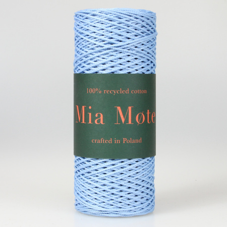 Mia Mote™ ByBag Line Sznurek pleciony poliestrowy okrągły 2mm Błękitny