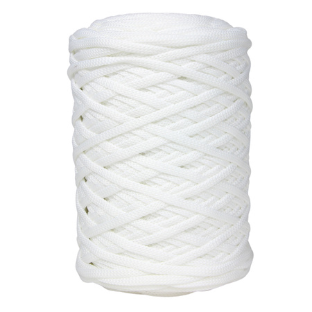 Mia Mote™ ByBag Line Sznurek Poliestrowy płaski bez rdzenia biały 5mm