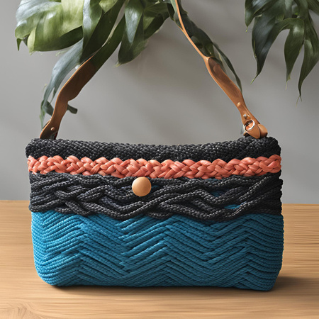 Mia Mote™ ByBag Line Sznurek Polipropylenowy błyszczący czarny bez rdzenia 5mm