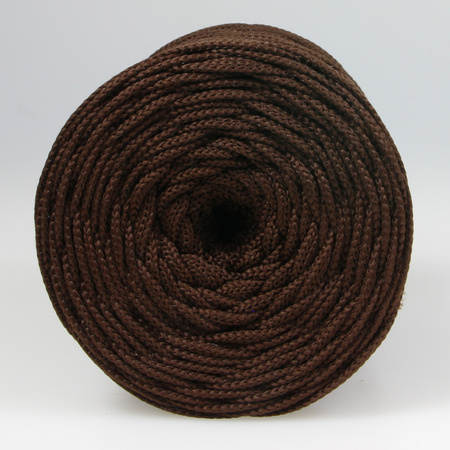 Mia Mote™ ByBag Line Sznurek Poliestrowy płaski bez rdzenia ciemny brązowy czekolada 3mm