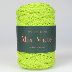 Mia Mote™ ByBag Line Sznurek Poliestrowy płaski bez rdzenia zielony laser limonka 3mm