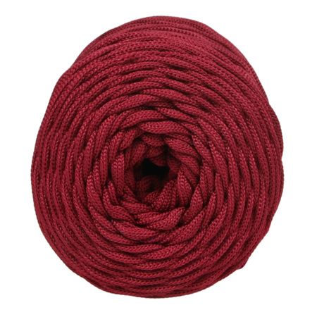 Mia Mote™ ByBag Line Sznurek Poliestrowy matowy płaski bez rdzenia bordowy 3mm